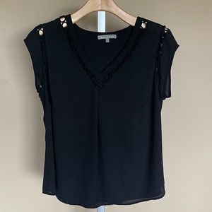 Stitch Fix DaneilRainn Black Short Sleeve Top
